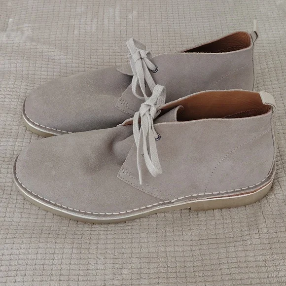 Alpine Design Ortholite Taupe Suede Ankle Chukka Loafer Boots Size 9.5 - Picture 4 of 11